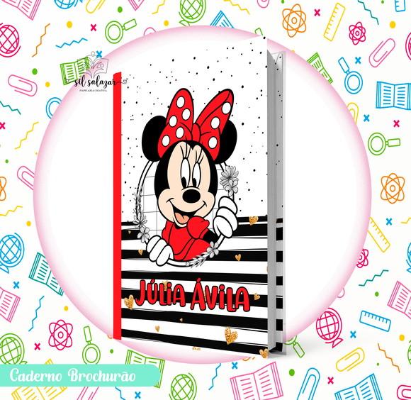 Caderno Brochurão (g) - Minnie Vermelha 02