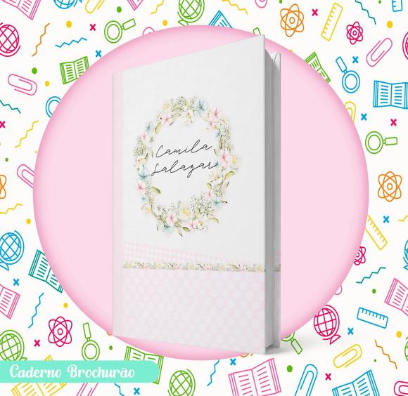 Caderno Brochurão (g) - Neutro Rosa