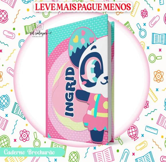Caderno Brochurão (g) - Panda Puket 05 (promocional)