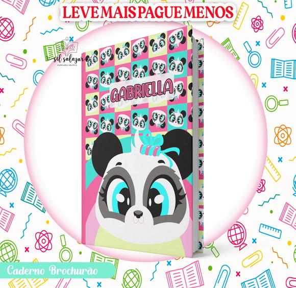 Caderno Brochurão (g) - Panda Puket 04 (promocional)