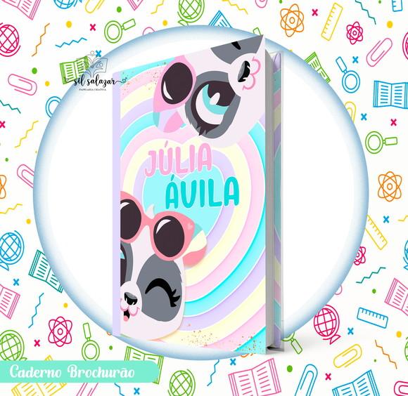 Caderno Brochurão (g) - Panda Summer Candy Puket