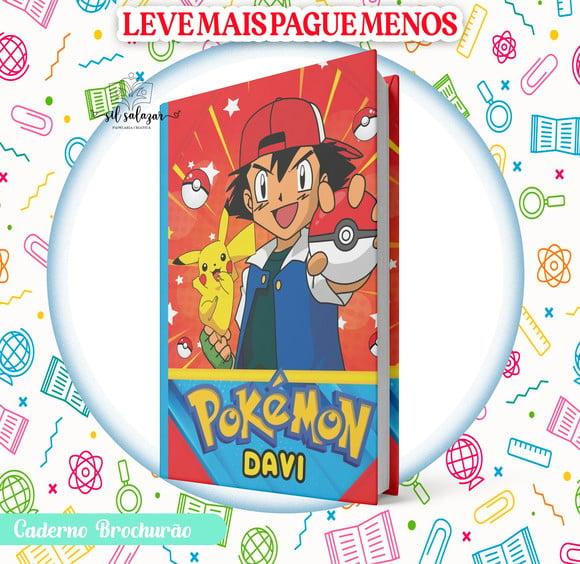 Caderno Brochurão (g) - Pokemon 02(promocional)