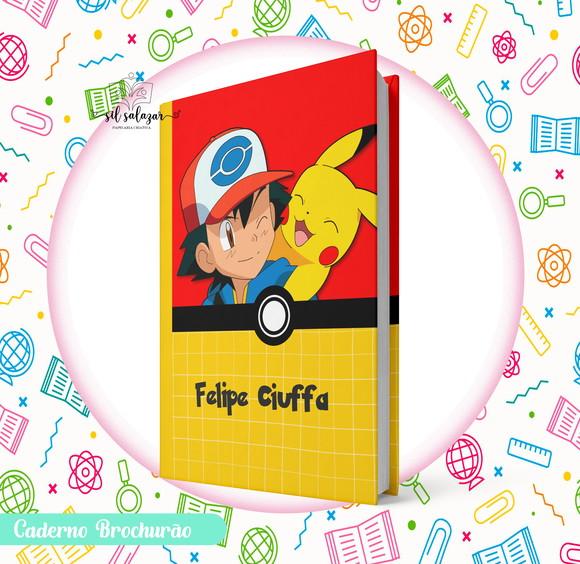Caderno Brochurão (g) - Pokemon