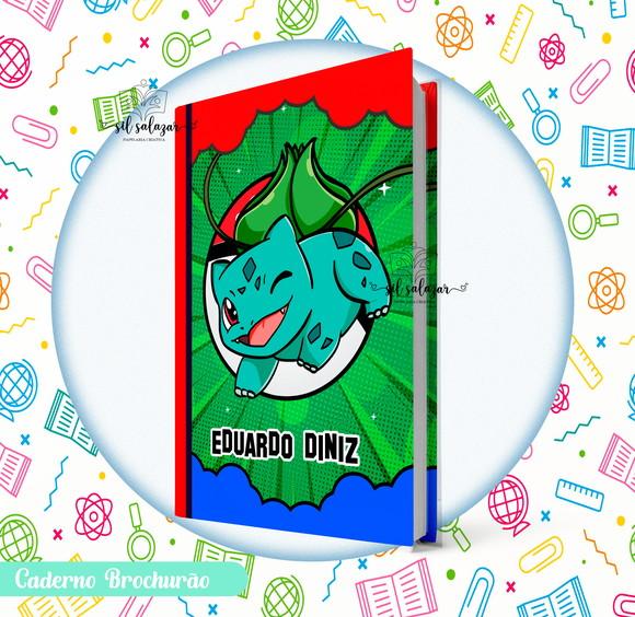 Caderno Brochurão (g) - Pokemon/ Bulbasaur