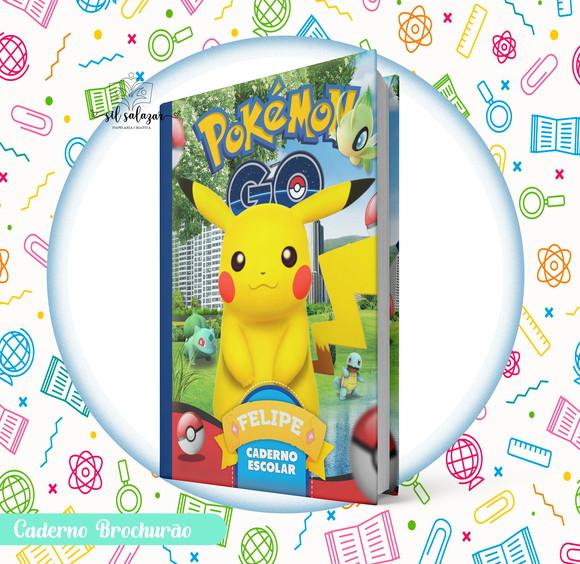 Caderno Brochurão (g) - Pokemon Go