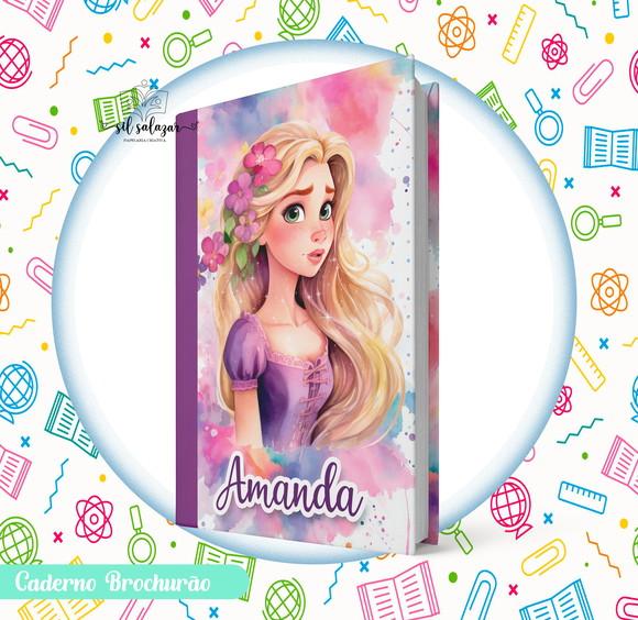 Caderno Brochurão (g) - Rapunzel