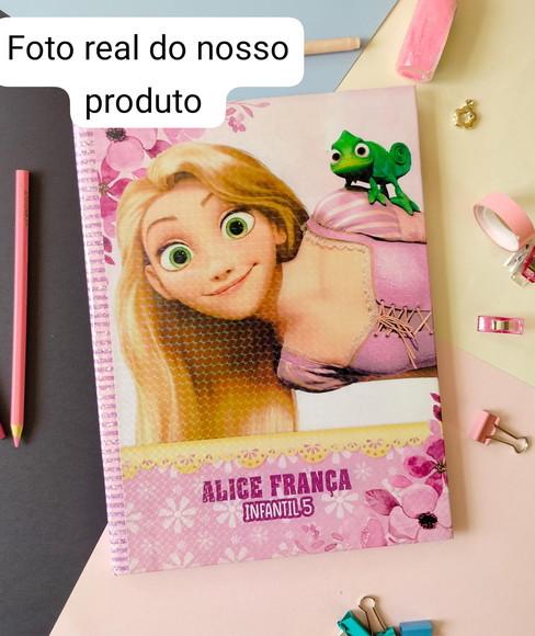 Caderno Brochurão (g) - Rapunzel Enrolados
