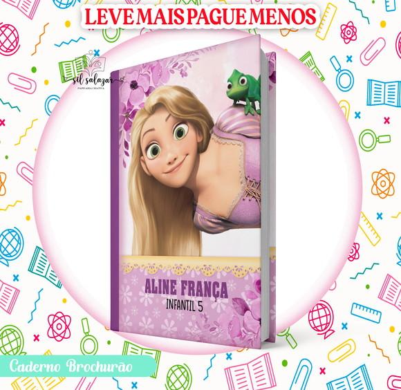 Caderno Brochurão (g) - Rapunzel Enrolados (promocional)