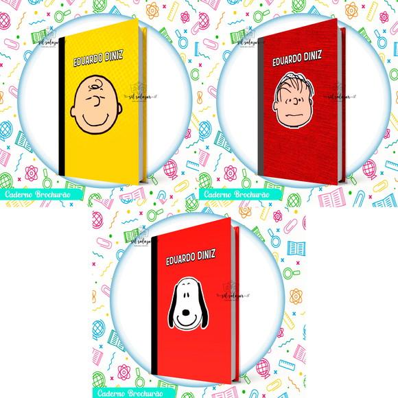 Caderno Brochurão (g) - Snoopy e Sua Turma (promocional)