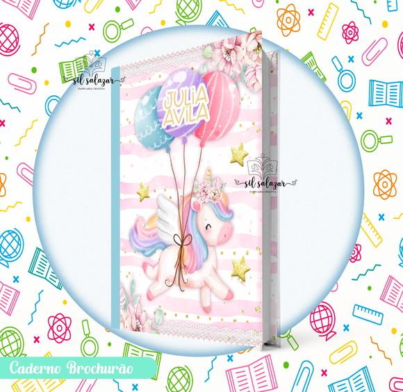 Caderno Brochurão (g) - Unicornio 03
