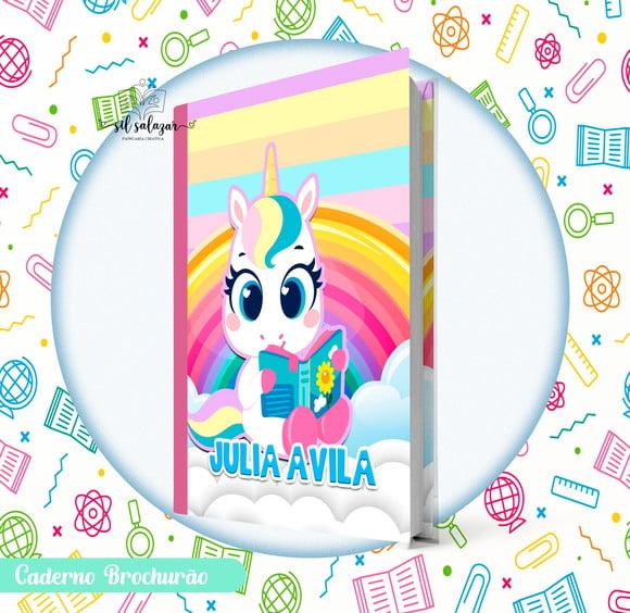 Caderno Brochurão (g) - Unicornio Cherry Puket