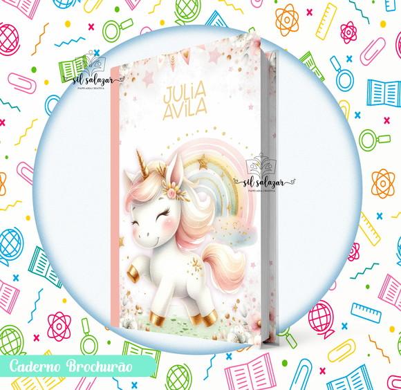 Caderno Brochurão (g) - Unicornio 04
