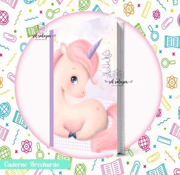 Caderno Brochurão (g) - Unicornio P23