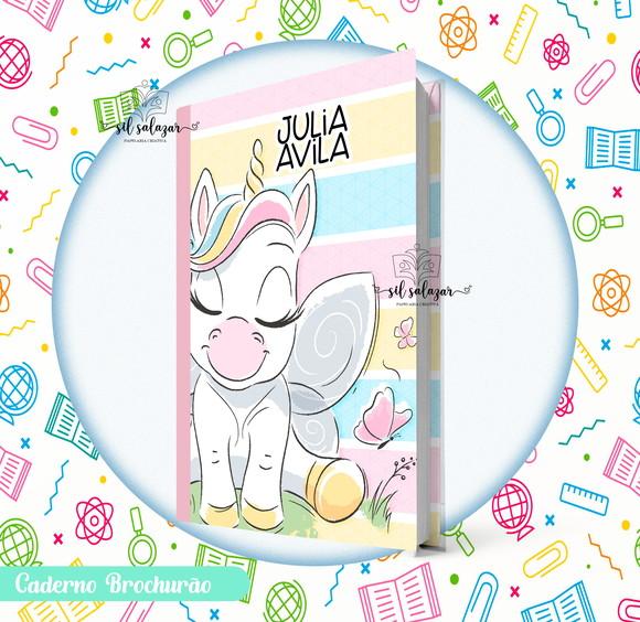 Caderno Brochurão (g) - Unicornio P22