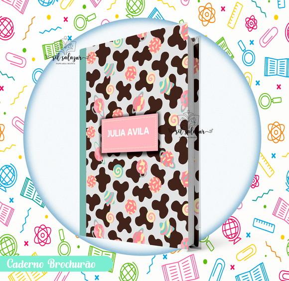 Caderno Brochurão (g) - Vaquinha Chocolate Puket 02
