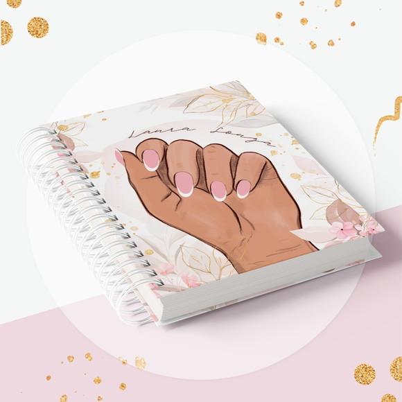 Caderno de Agendamento 2026 - Nails Designer