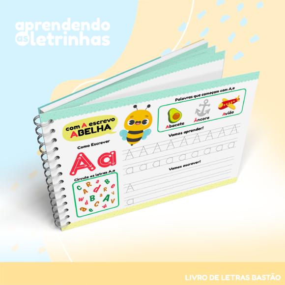 Caderno de Atividades - Aprendendo as Letrinhas Bastão