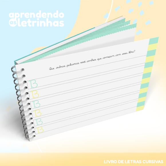 Caderno de Atividades - Aprendendo as Letrinhas Cursivas