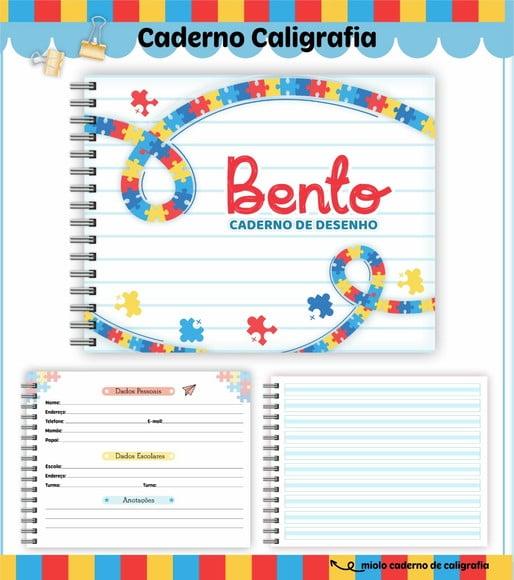 Caderno de Caligrafia - Autismo