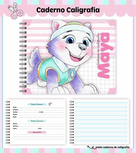 Caderno de Caligrafia - Everest