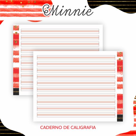 Caderno de Caligrafia - Minnie