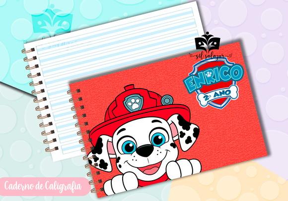 Caderno de Caligrafia - Patrulha Canina / Marshall