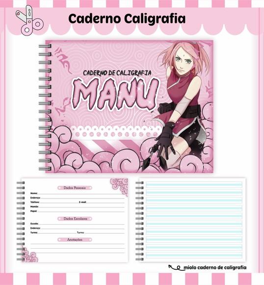 Caderno de Caligrafia - Sakura