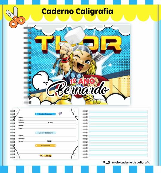 Caderno de Caligrafia - Thor Baby