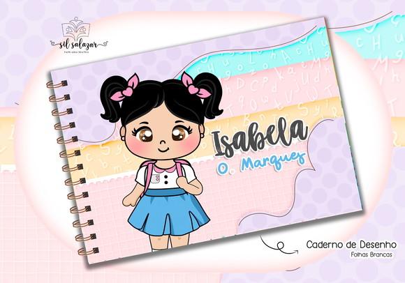 Caderno de Desenho - Aluninha Morena