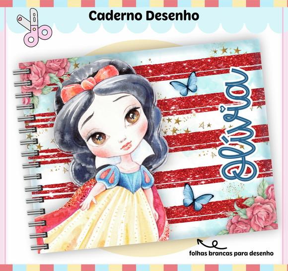 Caderno de Desenho - Branca de Neve