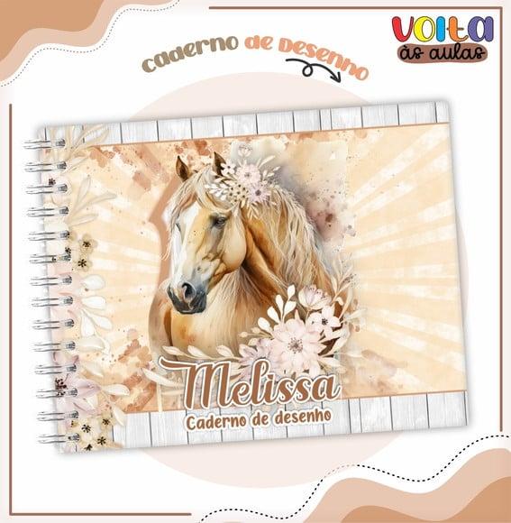 Caderno de Desenho - Cavalo Menina