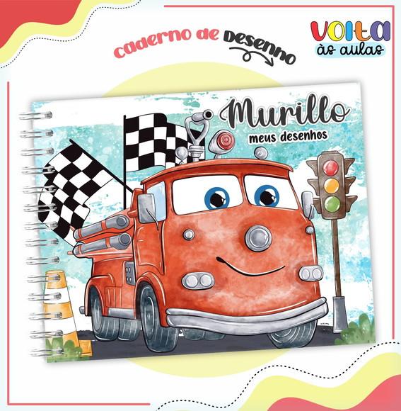 Caderno de Desenho - Carros