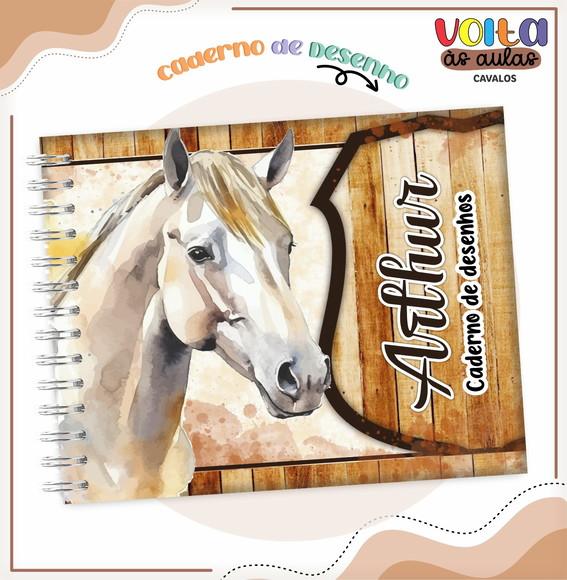 Caderno de Desenho - Cavalo