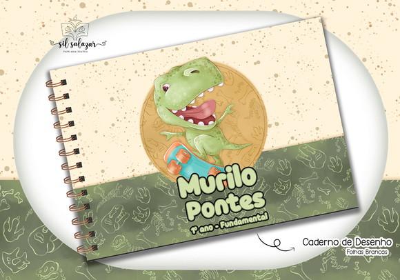 Caderno de Desenho - Dinossauro 02