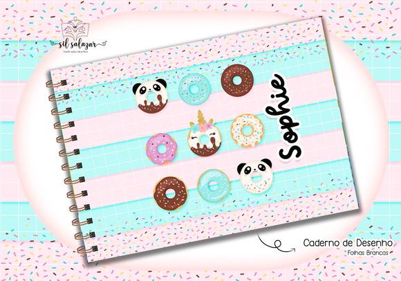 Caderno de Desenho - Donuts (96fls)