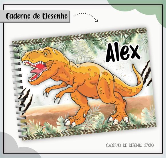 Caderno de Desenho - Dinossauro