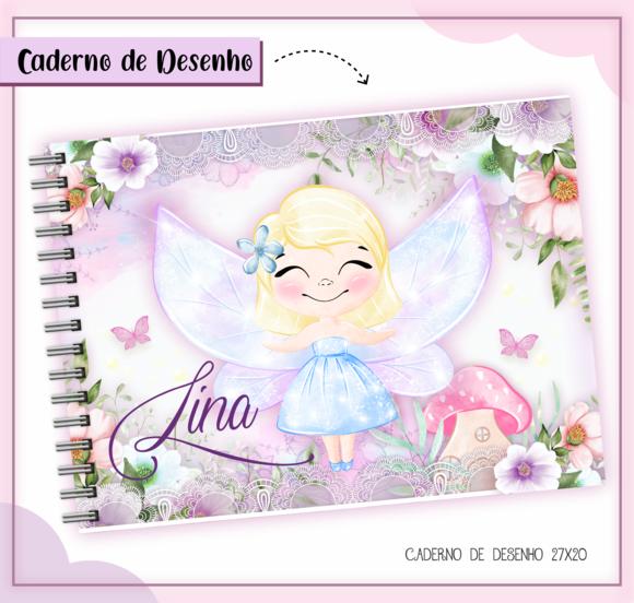 Caderno de Desenho - Fadinha