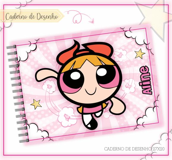 Caderno de Desenho - Florzinha