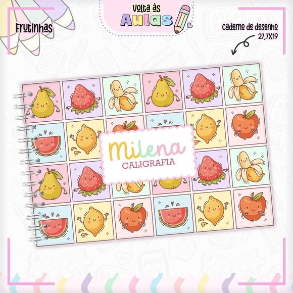 Caderno de Desenho - Frutinhas