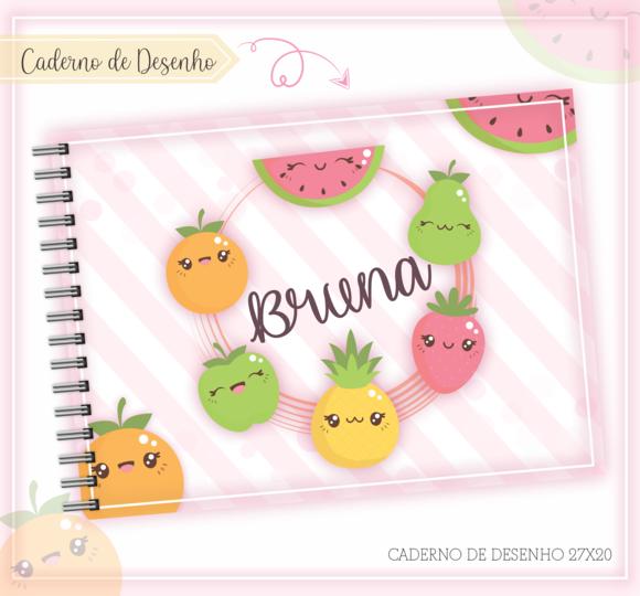 Caderno de Desenho - Frutinhas