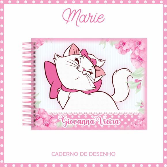 Caderno de Desenho - Gatinha Marie