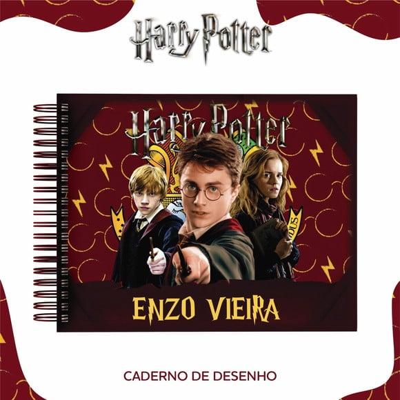 Caderno de Desenho - Harry Potter