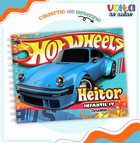 Caderno de Desenho - Hot Wheels 02