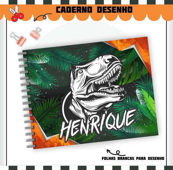 Caderno de Desenho - Jurassic