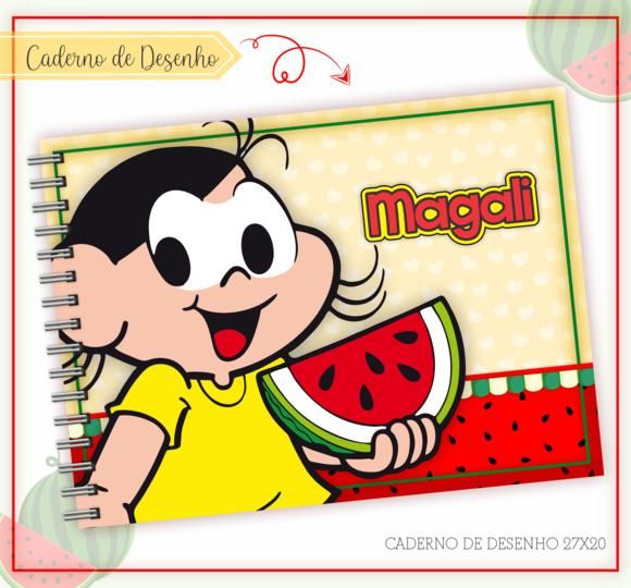 Caderno de Desenho - Magali