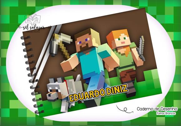 Caderno de Desenho - Minecraft 04