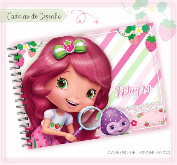 Caderno de Desenho - Moranguinho