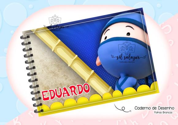 Caderno de Desenho - Oi Ninja