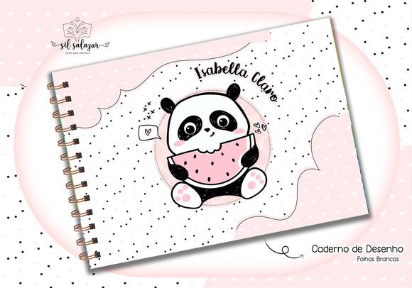 Caderno de Desenho - Panda (96fl)