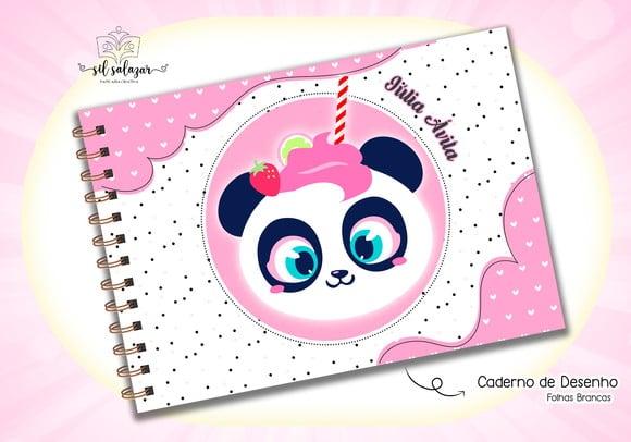 Caderno de Desenho - Panda Puket